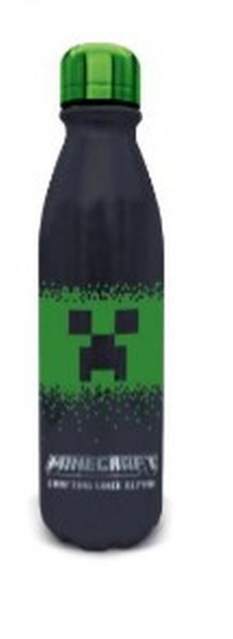 Stor Minecraft Squared Pattern Aluminium Spirit Bottle (780ml) (75608)
