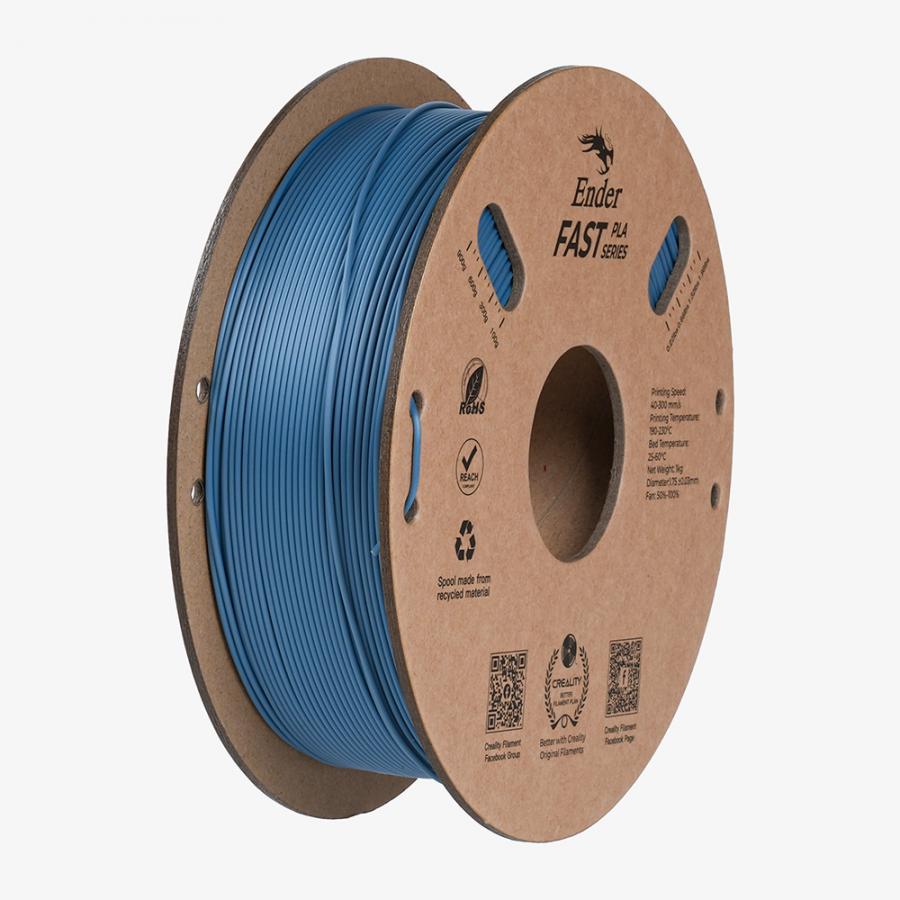 Creality Ender Fast PLA Gray 3D Printer Filament  1 kg Spool,1.87 (grey)