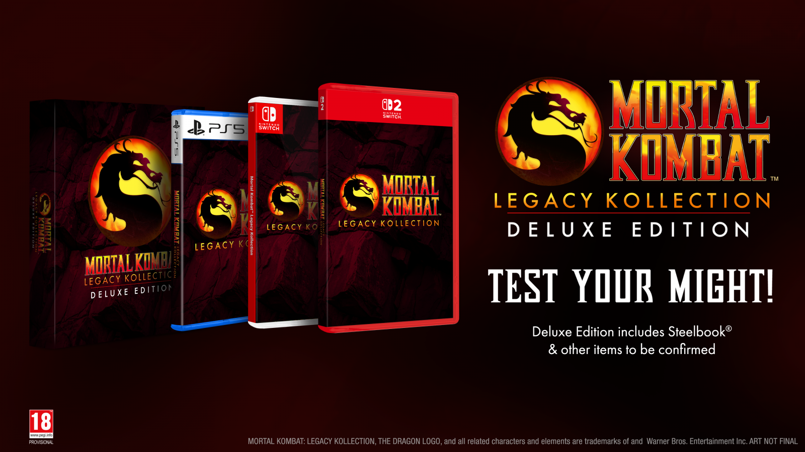 Mortal Kombat Legacy Kollection Deluxe Edition Nintendo Switch NEW