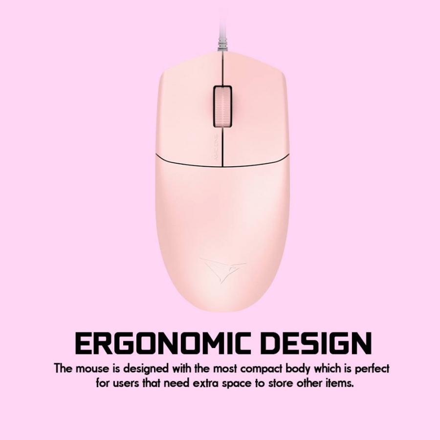 ALCATROZ USB HR OPTICAL MOUSE 1600CPI ASIC ONE WHITE