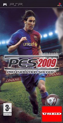 Pro Evolution Soccer 2009 PSP USED (No Manual) (English Game / French Cover)