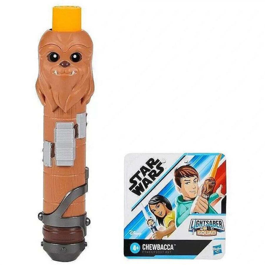 Hasbro Disney Star Wars: Lightsaber Squad - Chewbacca Extendable Orange Lightsaber (F7417)