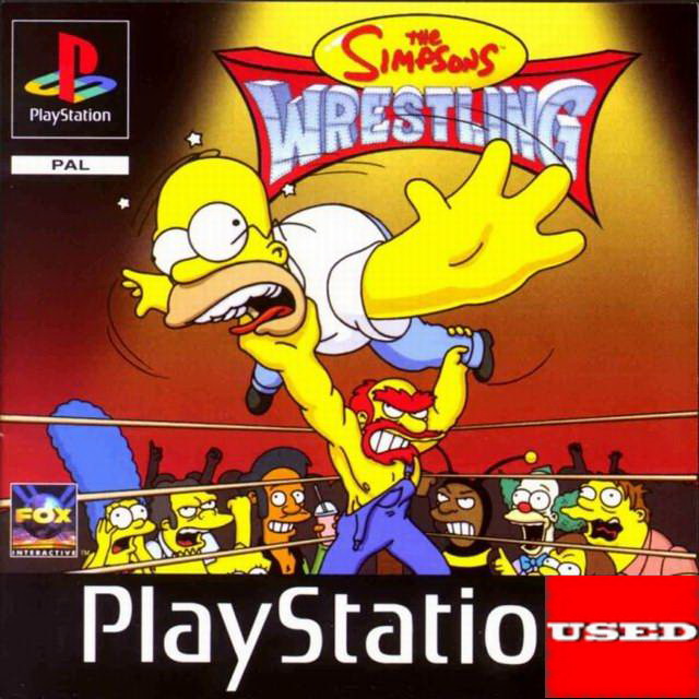 The Simpsons Wrestling PSX USED (Like NEW)