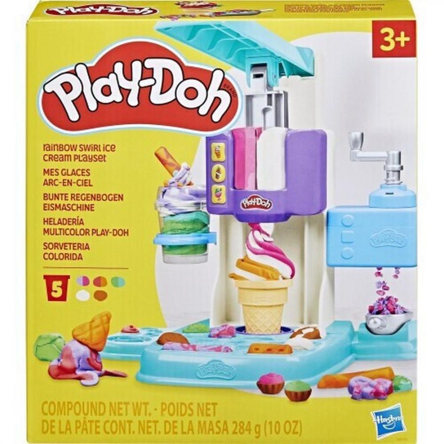 Hasbro Play-Doh Rainbow Swirl Ice Cream Playset (G0028)