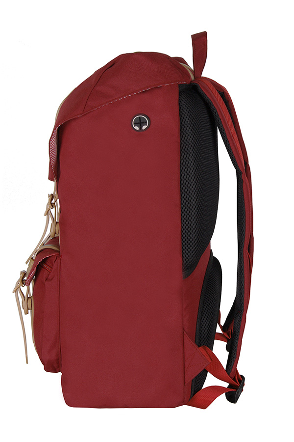 8848 TRAVEL BACKPACK 15,6' UNISEX WATERPROOF BURGUNDY