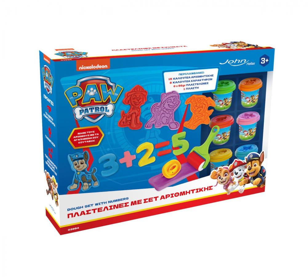 Paw Patrol Πλαστελίνη- Σετ Αριθμητικής (03986PM)