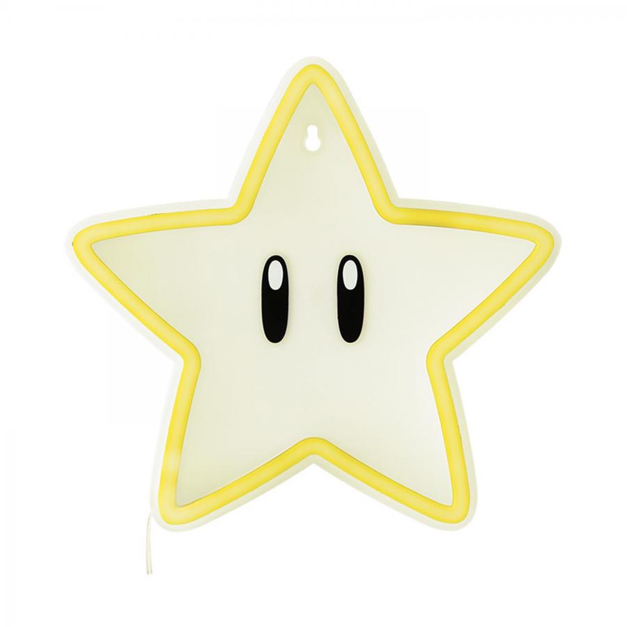 Paladone: Super Mario - Super Star Wall Mountable LED Neon Light (PP14711NNVN)