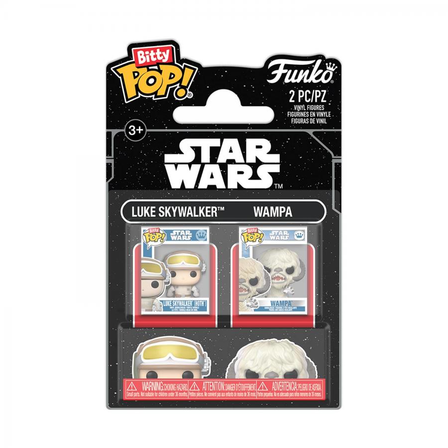 Funko Bitty Pop! 2-Pack: Star Wars - Luke Skywalker & Wampa Vinyl Figures