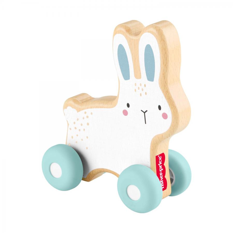 Fisher-Price®: Wooden Push-Along Bunny (JDM52)
