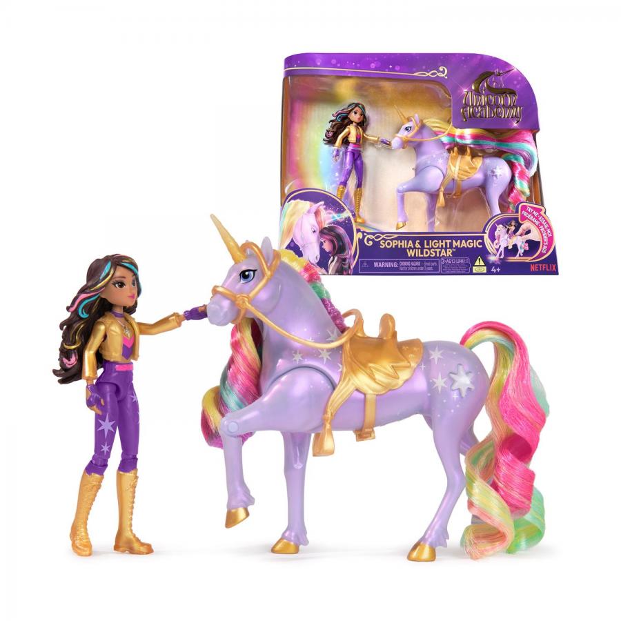 Spin Master Unicorn Academy: Small Doll Sophia & Light Magic Wildstar (6067325)