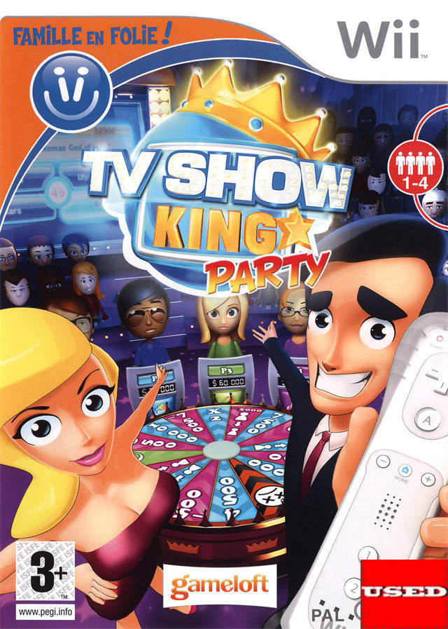 TV Show King Party Wii USED 
