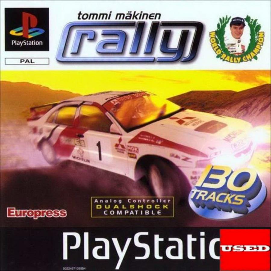 Tommi Makinen Rally PSX USED (No Back Cover)