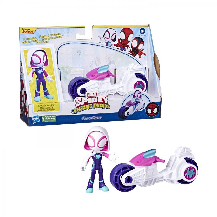 Hasbro Spidey And His Amazing Friends: Motorcycle - Ghost Motorcycle (F7461)