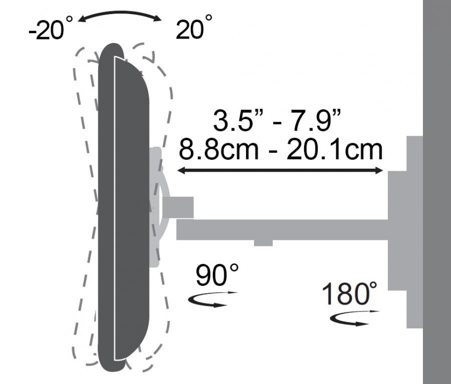 SBOX WALL MOUNT 23'-55' / 58-140cm