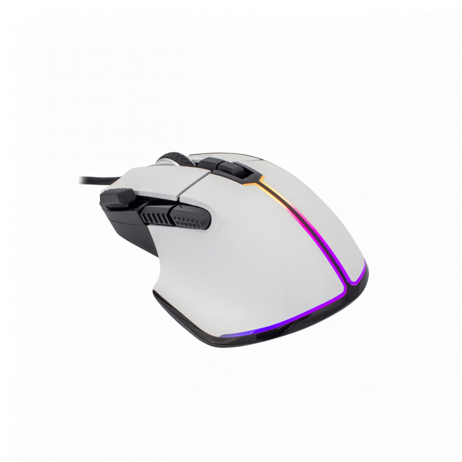 WHITE SHARK GAMING MOUSE GM-9006 MARROK WHITE 12000DPI
