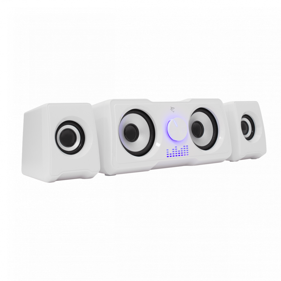 WHITE SHARK RGB GAMING 2.2 SPEAKERS MOOD WHITE