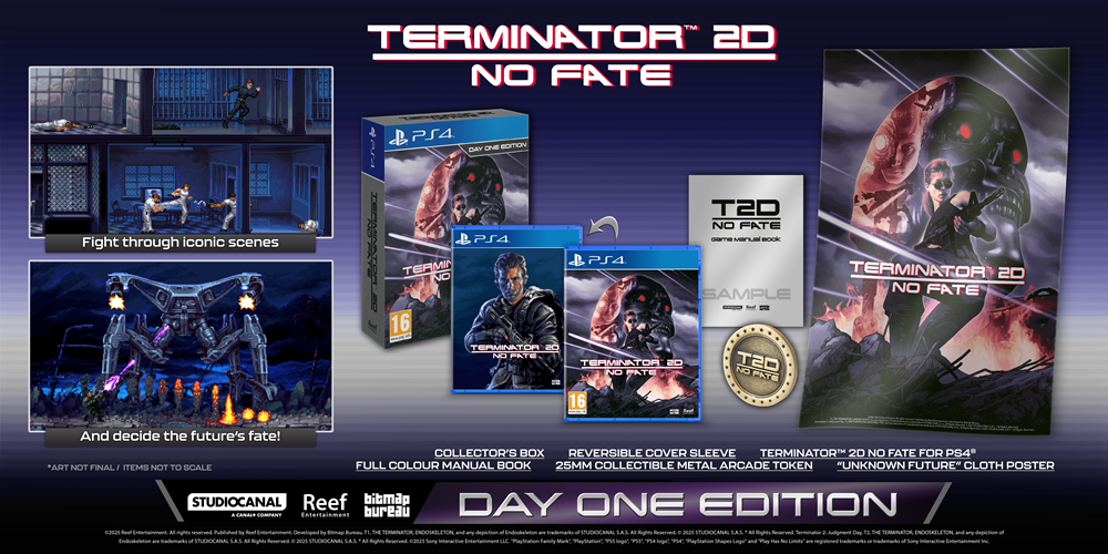 Terminator 2D: No Fate Day One Edition PS4 NEW