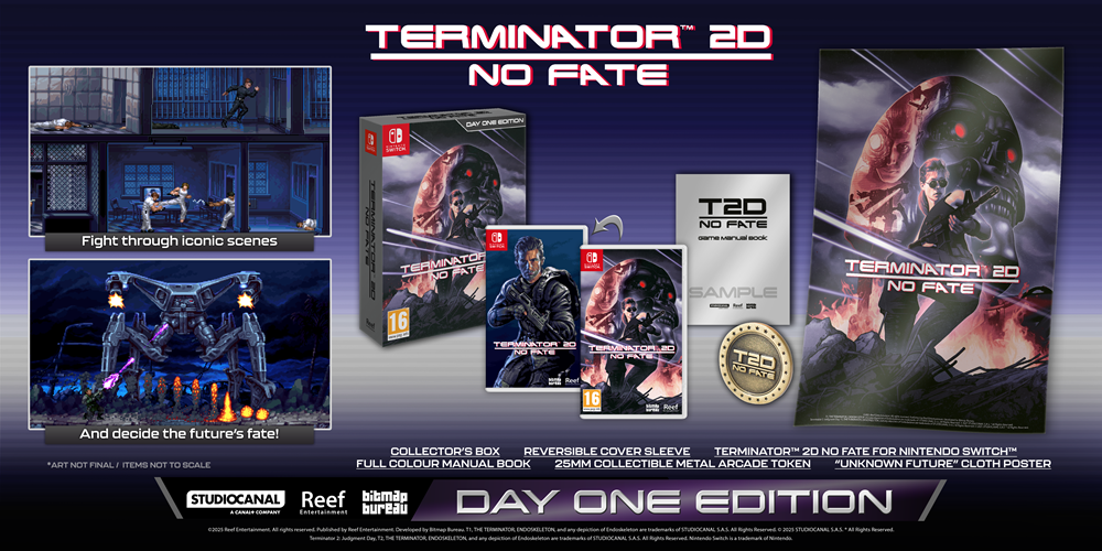 Terminator 2D: No Fate Day One Edition Nintendo Switch NEW  