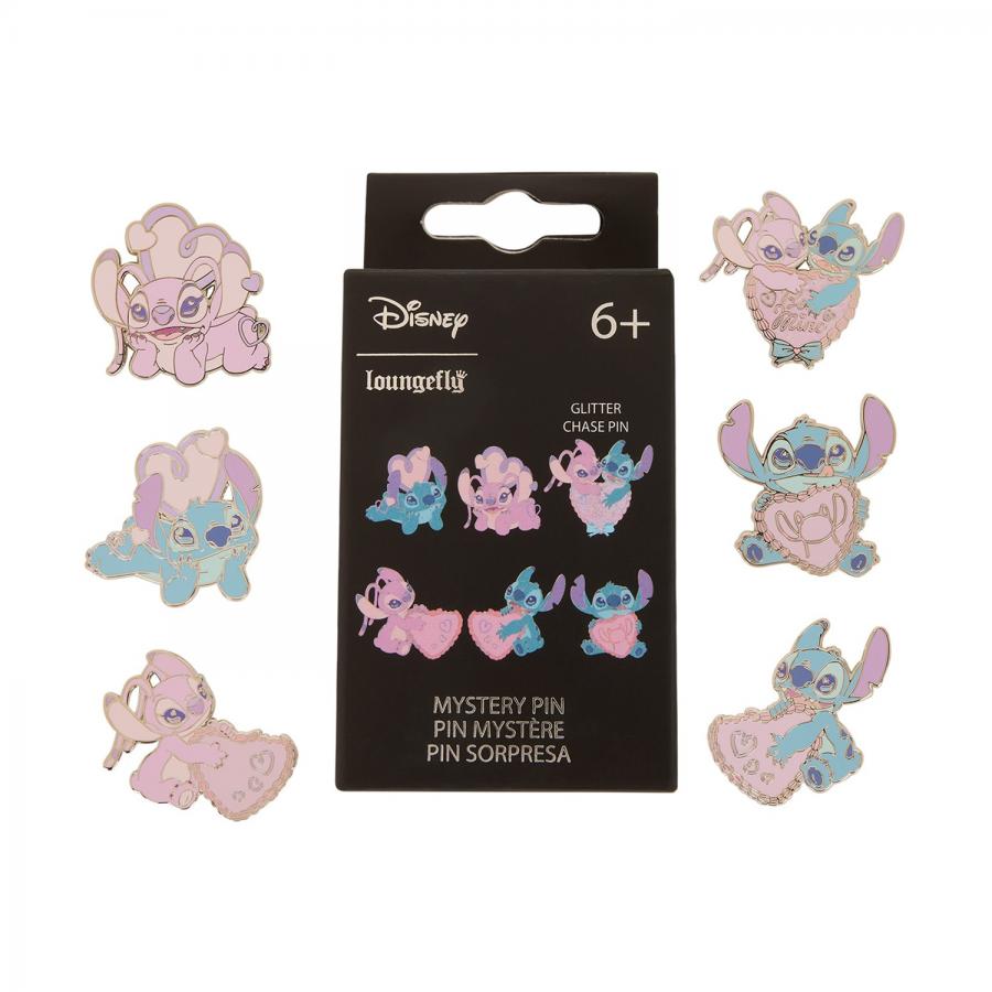 Loungefly Disney: Lilo & Stitch - Angel Hearts Mystery Box Pins - Eaches (WDPN4024-EA)