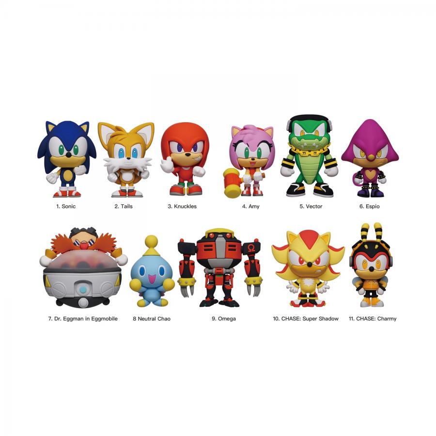 Monogram: Sonic (Blind Bag/Random) 3D Foam Bag Clips Figures