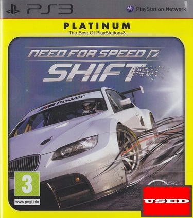 Need for Speed: Shift (Platinum) PS3 USED (No Manual)