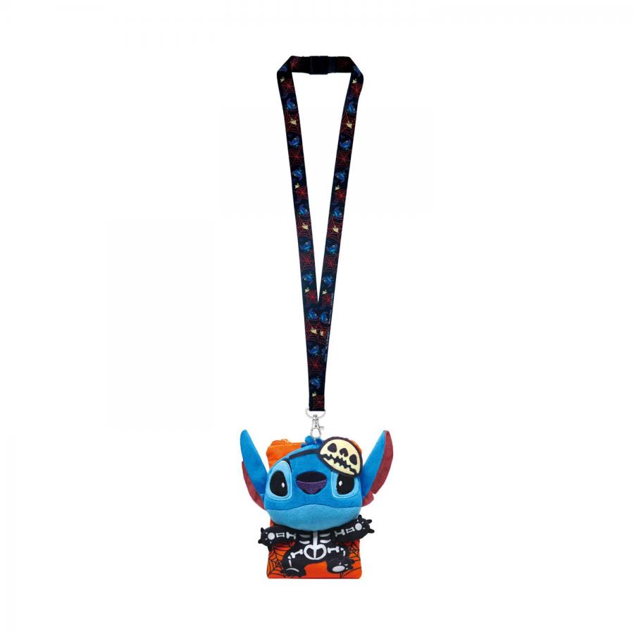 Monogram Disney: Lilo & Stitch - Stitch Skeleton Deluxe Lanyard with Pouch Card Holder (83078)