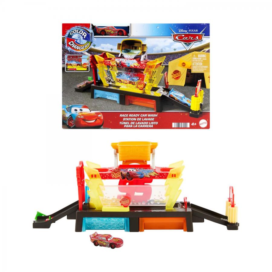 Mattel Cars: Color Changers Race Ready Car Wash (JBM70)