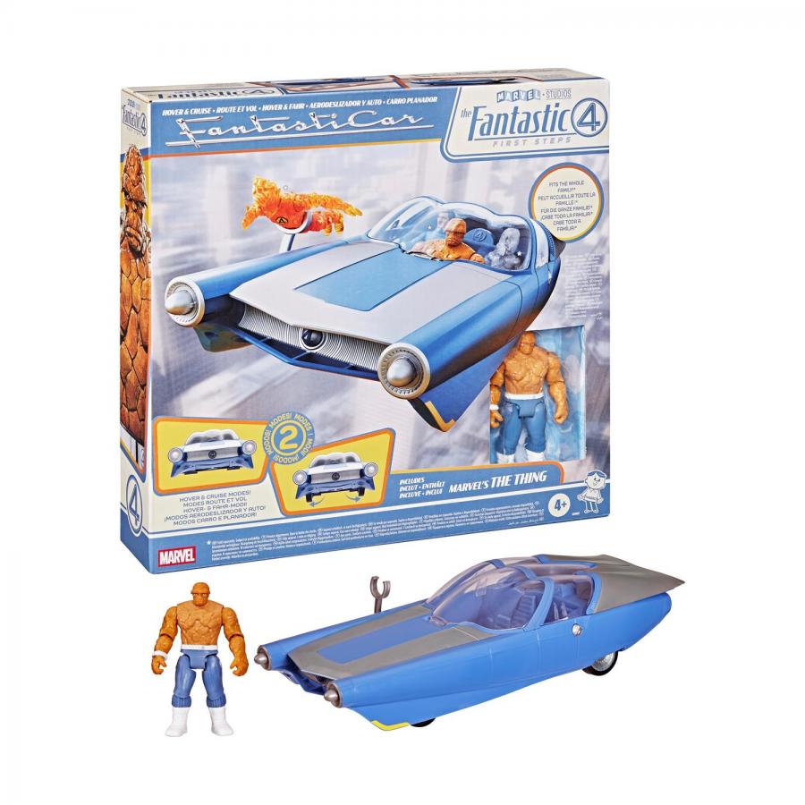Hasbro Fantastic Four: Vehicles - Vehicle And 4