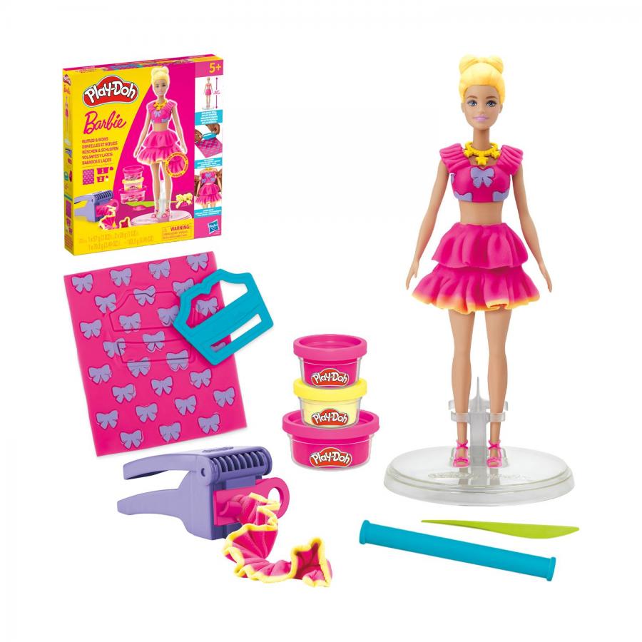 Hasbro Play-Doh: Fashion - Barbie Designer Dolls Ruffles And Bows (G1361)