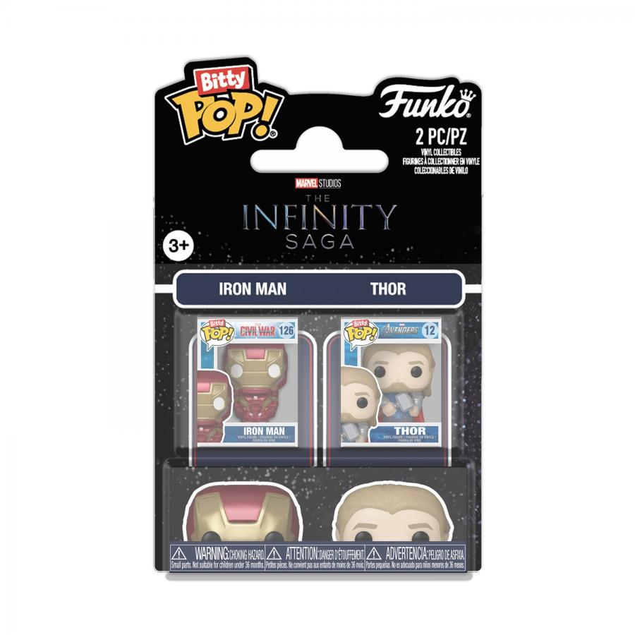Funko Bitty Pop! 2-Pack Marvel: The Infinity Saga -  Iron Man  & Thor Vinyl Figures