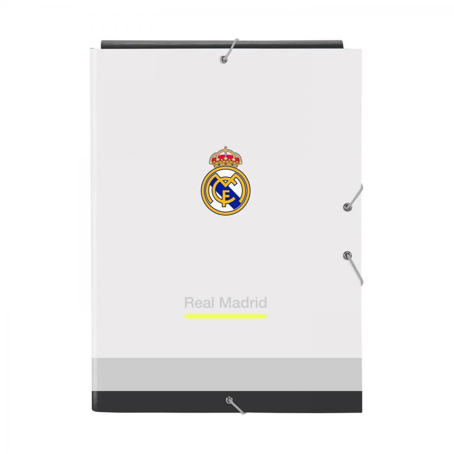 Safta Carpeta Folio 3 Solapas Real Madrid Equip. 25/26