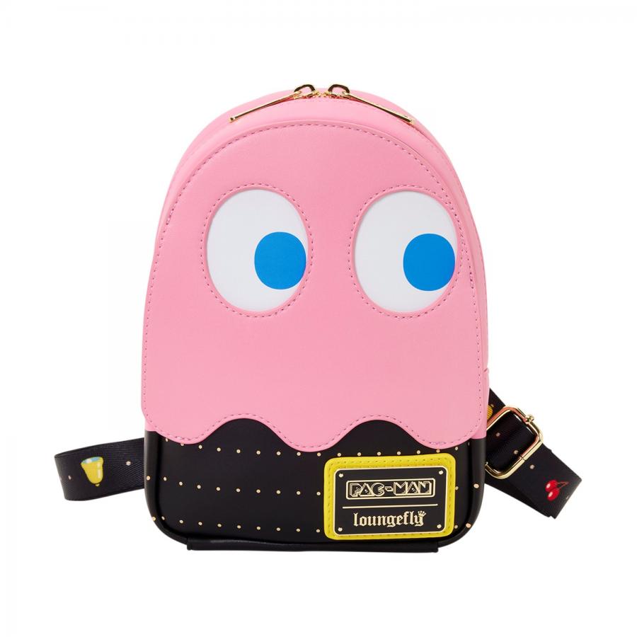 Loungefly: Pac-Man - Pinky Ghost Sling Crossbody Bag (PCMTB0001)