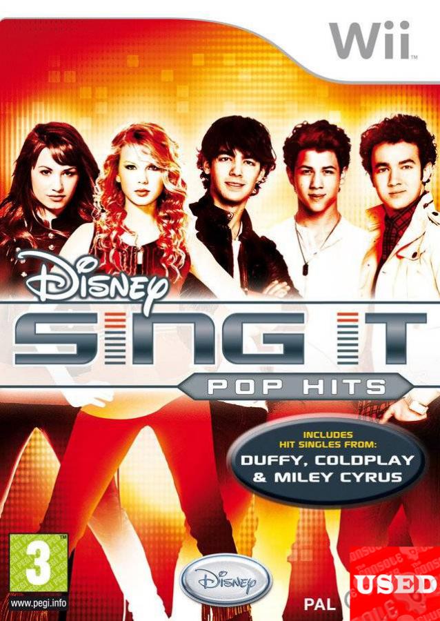 Disney Sing It! Pop Hits Wii USED
