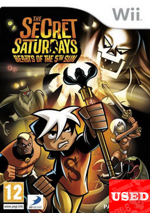 The Secret Saturdays Beasts of the 5thSun WII USED