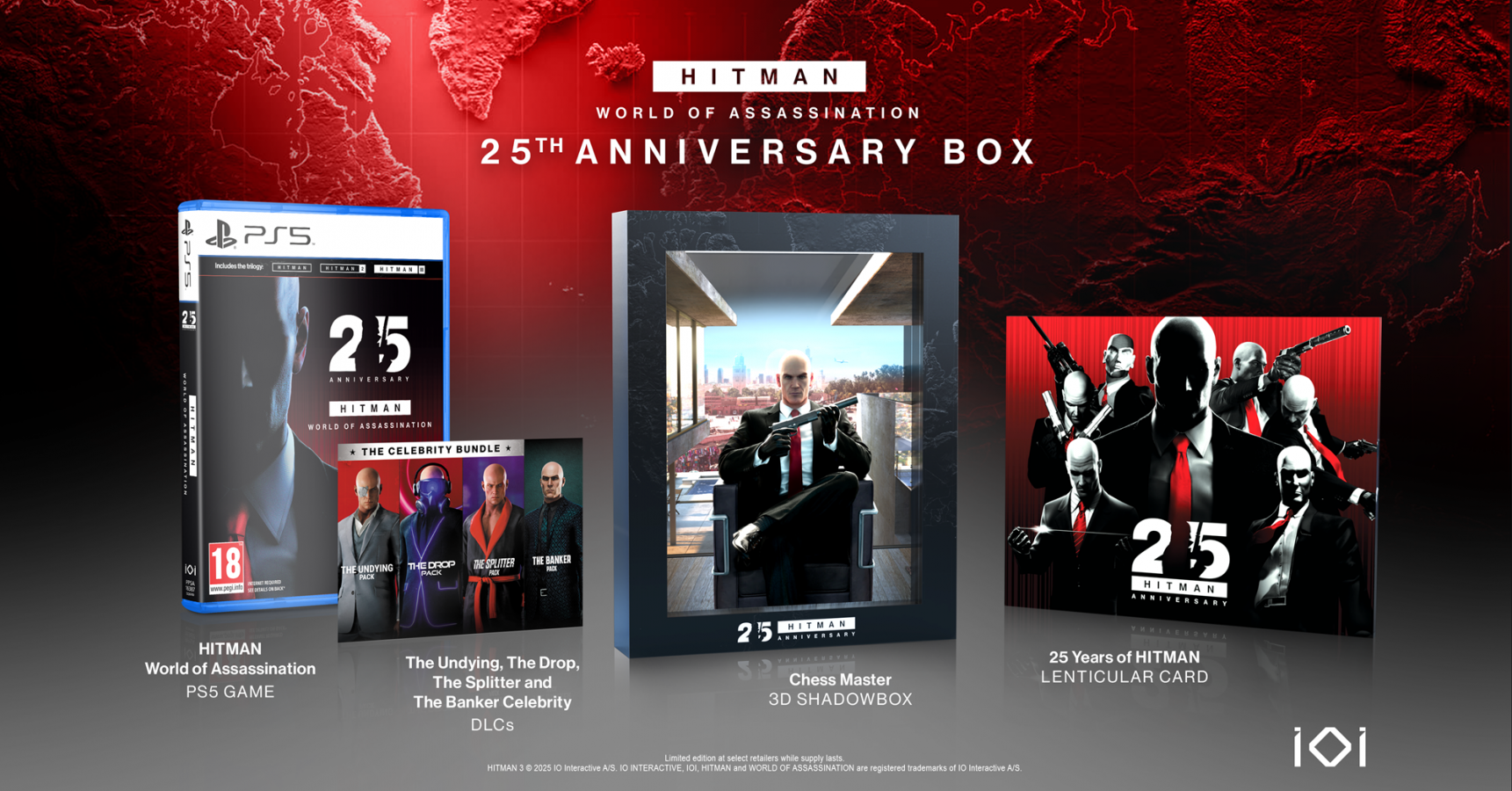 Hitman: World of Assassination-25th Anniversary Box PS5 NEW