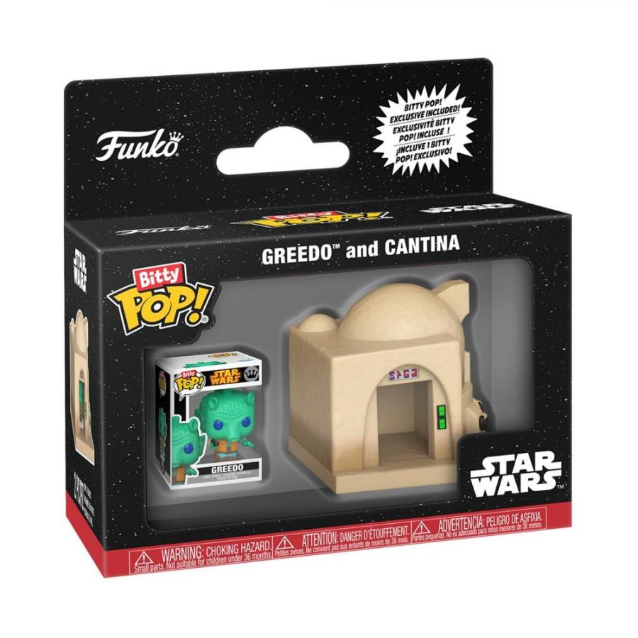 Funko Bitty Pop! Towns: Star Wars - Greedo with Cantina Vinyl Figures