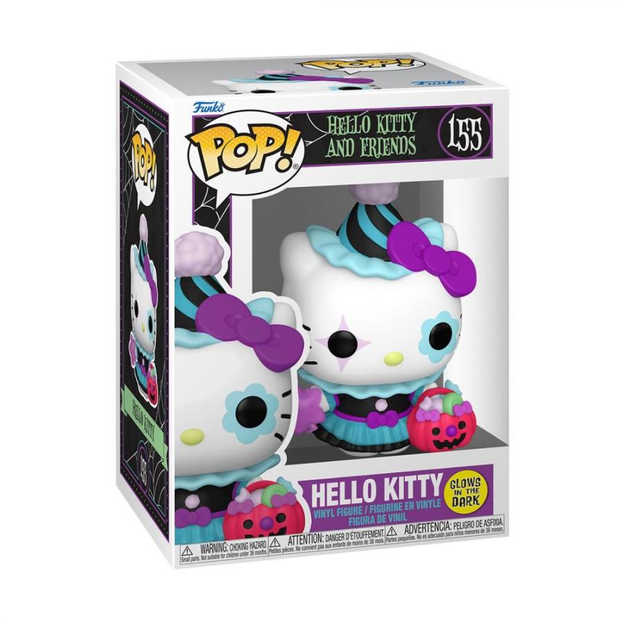 Funko Pop! Sanrio: Hello Kitty and Friends - Hello Kitty* (Glows in The Dark) #155 Vinyl Figure