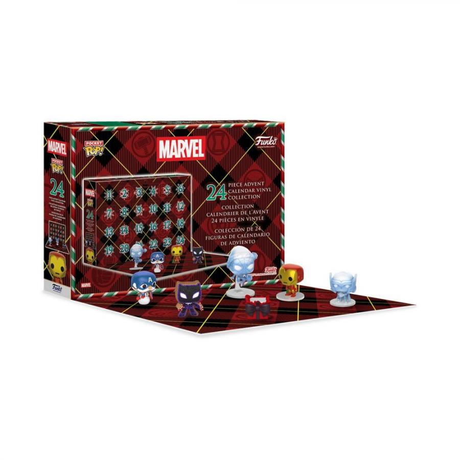 Funko Pocket Pop! Advent Calendar: Marvel - 24 Day Countdown Calendar Vinyl Figures