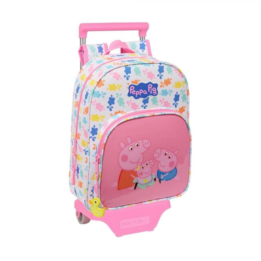Safta: Peppa Pig Baby Pig - Trolley (Removable) Small Backpack (34cm) (612572185)