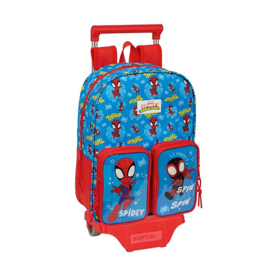 Safta: Spidey - Trolley (Removable) Small Backpack (34cm) (612662185)