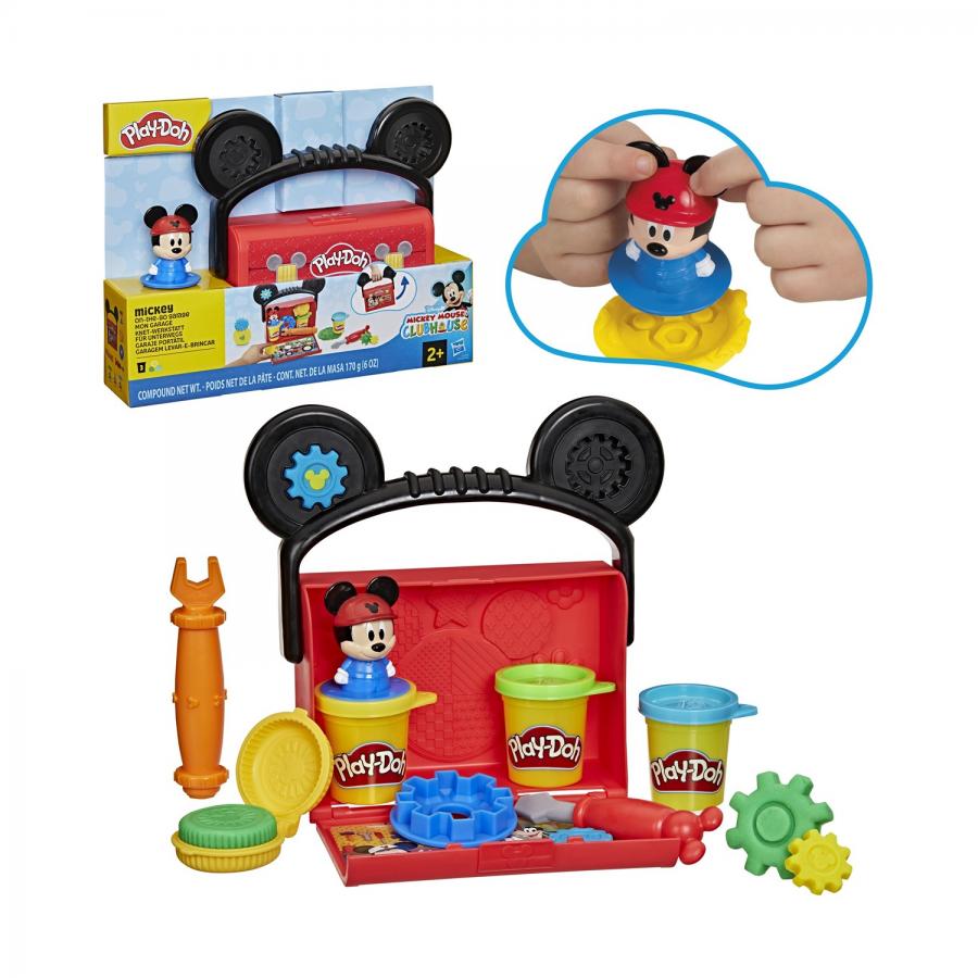 Hasbro Play-Doh Disney Jr: Mickey Mouse Clubhouse - On-The-Go Garage Playset (G3109) *