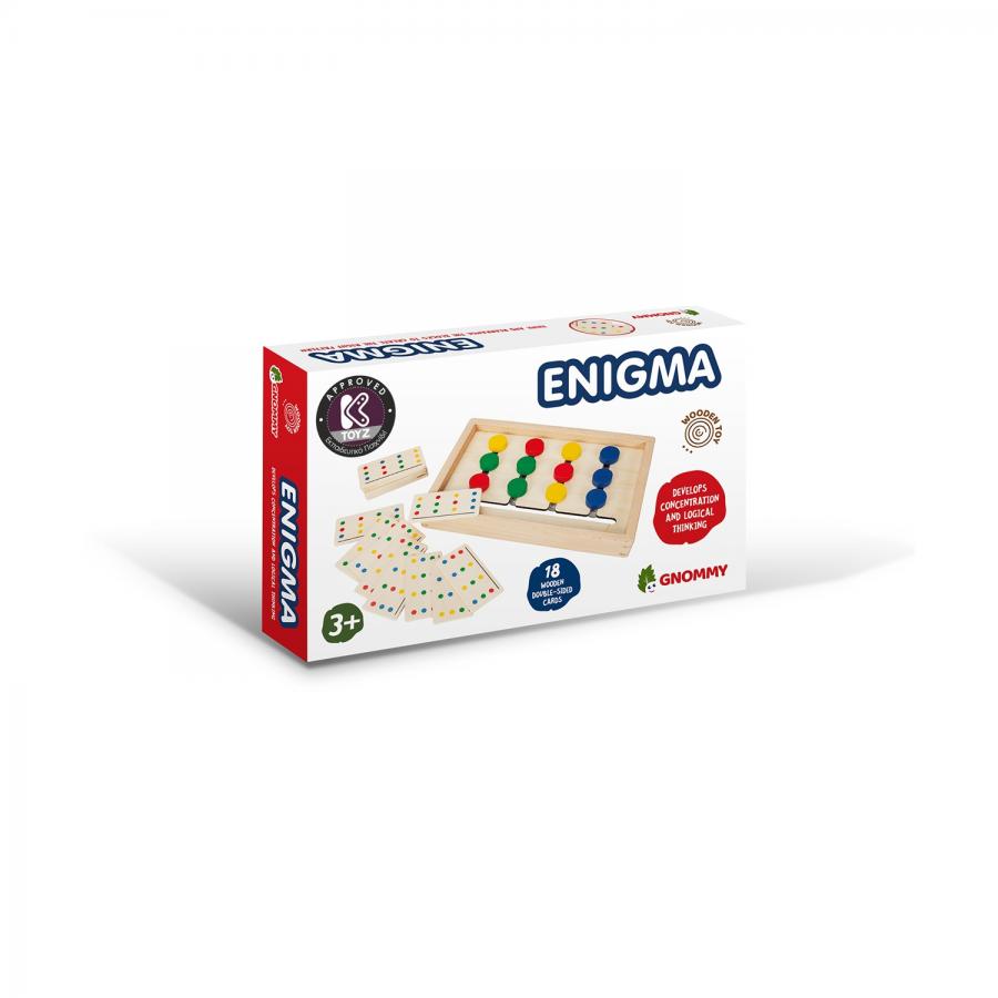 K-Toyz Επιτραπέζιο: Enigma Ξύλινο Εκπαιδευτικό Παιχνίδι (Greek& English Language) (ASK-02)