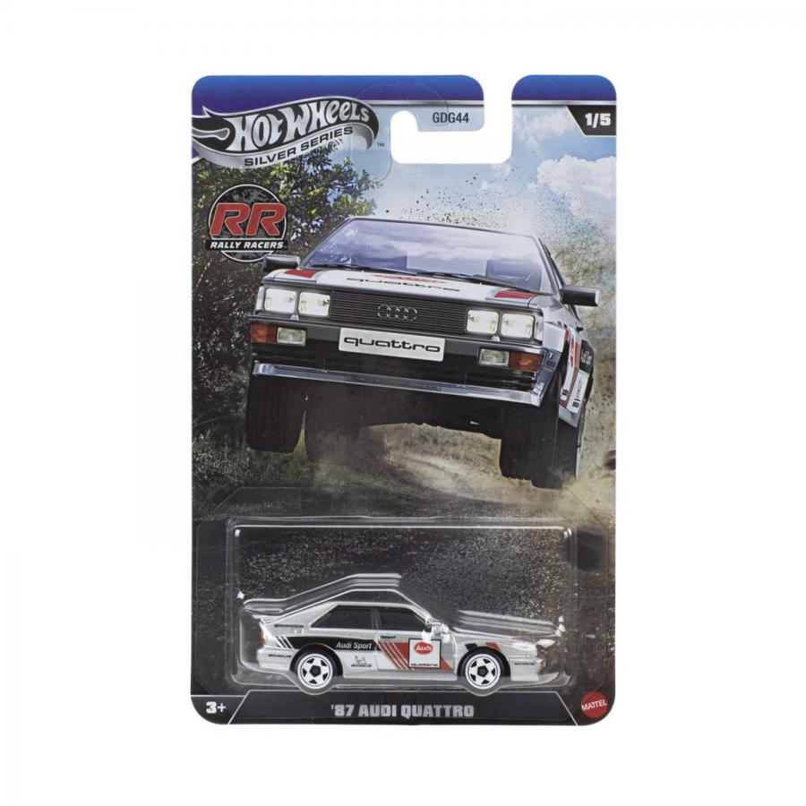 Mattel Hot Wheels Silver Series: Rally Racers - '87 Audi Quattro Vehicle (JKX61)