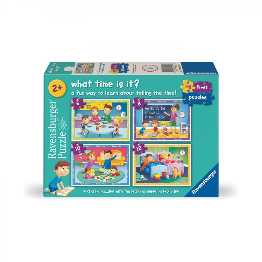 Ravensburger Puzzle: Τα Πρώτα Μου Παζλ (6/8/10/12) - Ώρες της Ημέρας (12004162)