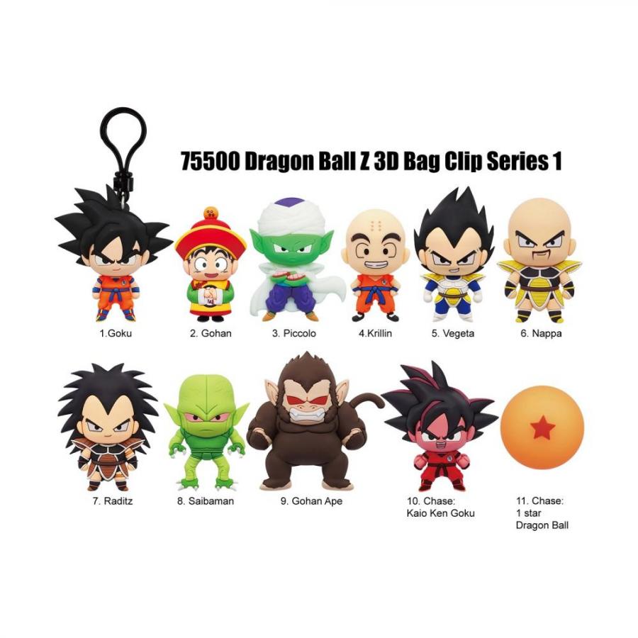 Monogram: Dragon Ball Z (Series1) (Blind Bag/Random) 3D Foam Bag Clips Figures (75500)