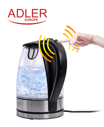 ADLER GLASS KETTLE 1,7L