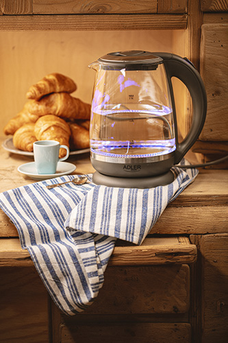 ADLER GLASS KETTLE 2,0L