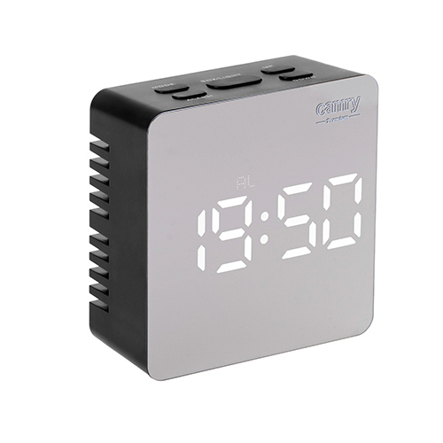 CAMRY LED ALARM CLOCK BLACK
