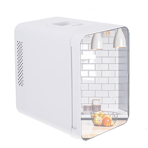 ADLER MINI FRIDGE 4L WITH MIRROR WHITE