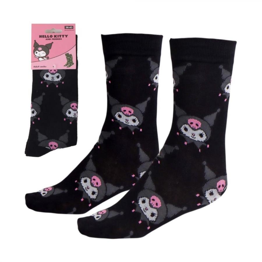 Cerda Apparel: Hello Kitty & Friends - Kuromi Adult Socks (36-43) (2900003026)